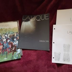 Hermes, Lalique, St. Louis catalogues. BO